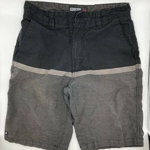 Micros Black Color Block Shorts Boy's Size 14